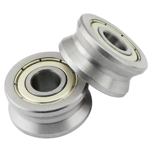 双列球滚珠V槽导向导轨滑轮轴承LV202-39/40/41 LV203 LV204*58