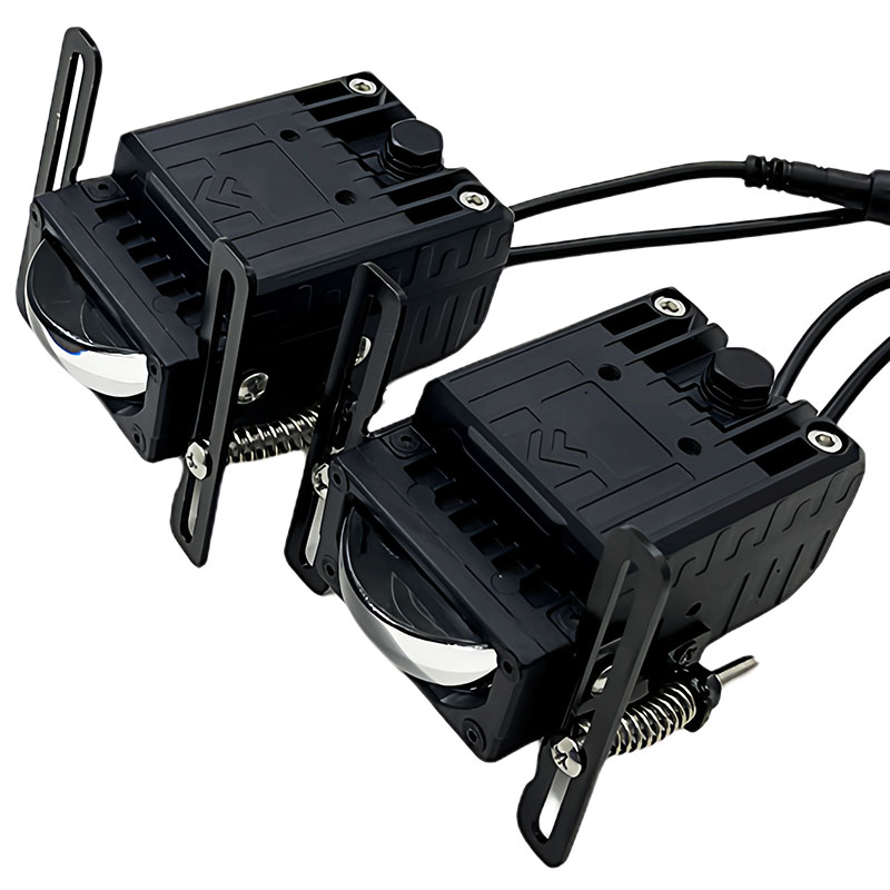 防水中网外置雾灯透镜12V24V通用
