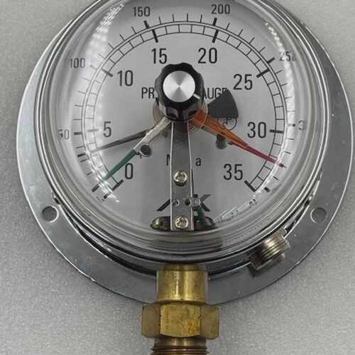 ASK 0 to 35 MPa Bottom Connection Pressure Gauge with Limit