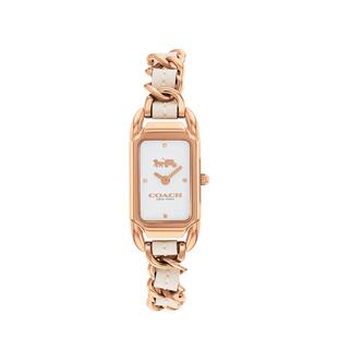 【自营】COACH/蔻驰手表女 CADIE小方糖时尚小香风女表14504283