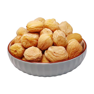 新疆特产库车小白杏干自然风干树上吊干果脯新货休闲零食一杏两吃