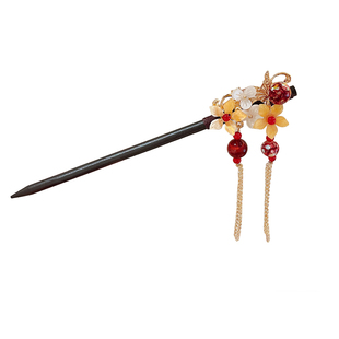 汉服女童发簪新年流苏古风2026新款中国风簪子马面裙配饰过年发饰