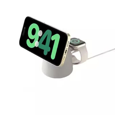 Belkin贝尔金MagSafe磁吸无线充电器手机手表耳机Qi2快充适用iPhone17promax苹果16iwatch墩墩桌面二合一