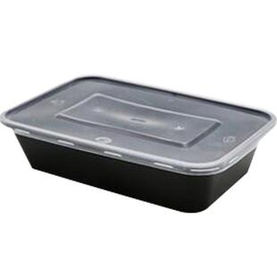 加厚一次性餐盒盖浇饭外卖打包盒高档木纹便当外卖快餐盒子长方形