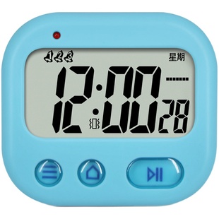 闹钟计时器两用学生儿童学习震动提醒器考研做题网红时间管理器