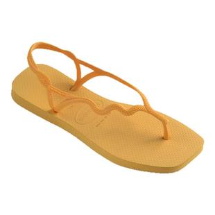 Havaianas哈唯纳新款方头夹脚凉鞋夏季外穿女士沙滩平底凉拖