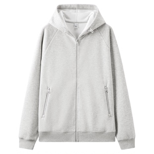 商场同款|森马连帽卫衣男冬加绒刺绣2025新款宽松韩版松弛感帽衫