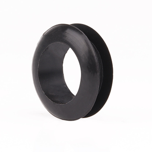 硅胶双面护线圈加宽槽柔软加高型出线橡胶圈耐高低温护线环密封圈