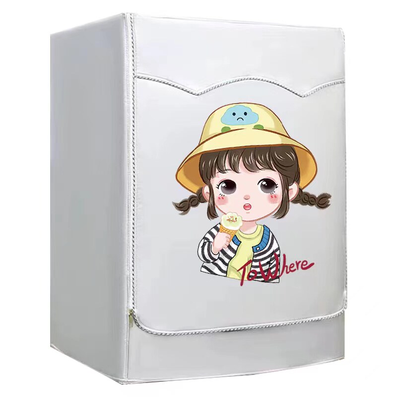 海尔全自动滚筒洗衣机罩防水防晒防尘遮阳通用套加绒加厚套子耐用