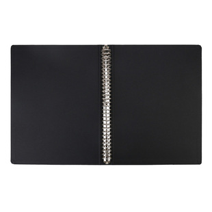 道林金属活页夹外壳商务定制logo透明塑料皮封面A4办公B5笔记本子记事A5文件可拆卸收纳纸隔页本20文具26孔30