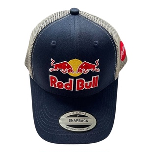 红牛赛车队棒球帽子redbull刺绣硬顶网眼透气防晒男女弯檐鸭舌帽