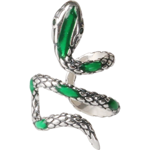 YUKI男女生925纯银耳夹耳廓耳骨夹无耳洞耳饰品釉蛇银饰INS冷淡风