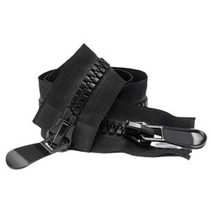 长款羽绒服双头拉链树脂高档双向双开拉锁配件15号衣服专用拉链条