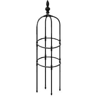 园艺藤本月季绿萝爬藤架 植物U型包塑钢管花支架支柱玫瑰盆栽花架