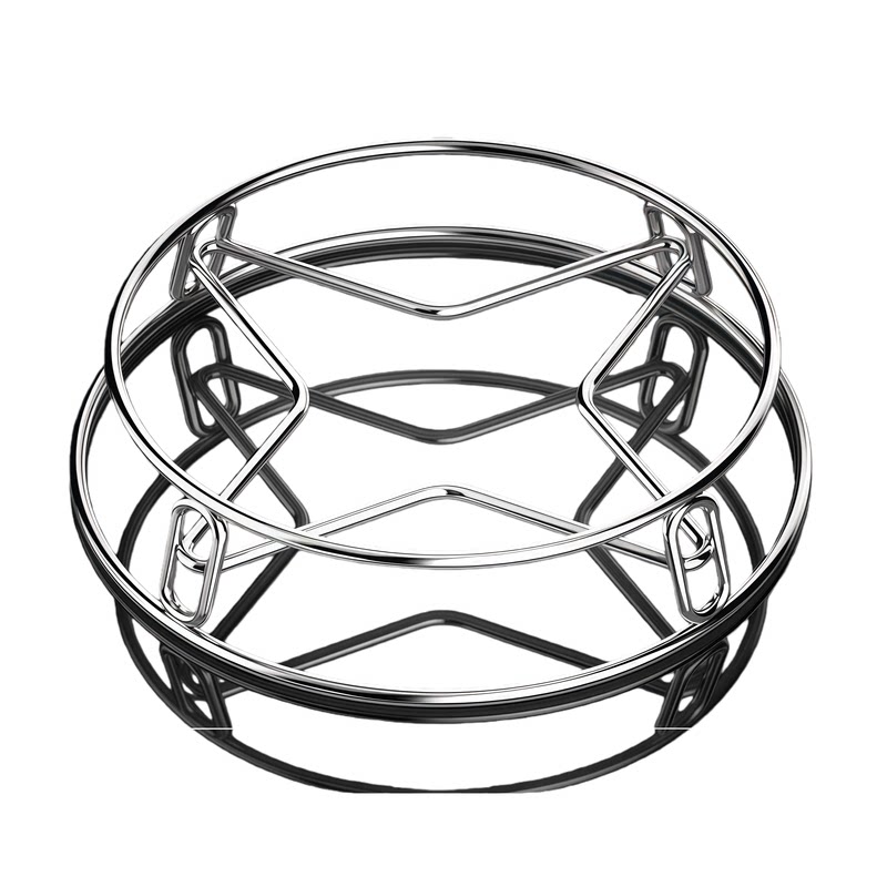 不锈钢锅架厨房家用置物架子放锅盖隔热防烫锅具锅垫支架蒸架收纳