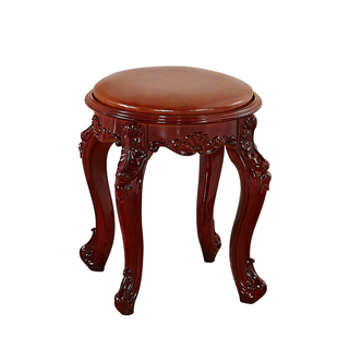 古筝钢琴凳单人欧式梳妆台凳子美式化妆椅中式古典家用小方凳圆凳