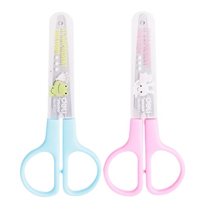 幼儿园安全剪刀得力手工