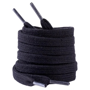 德训鞋2cm宽鞋带扁平超宽女款米白色宽鞋带纯棉双层男黑白色