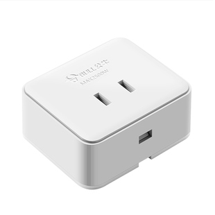 正品公牛明装面板插座二三脚10A扁两孔2眼单相单孔插板小型GN-Z1