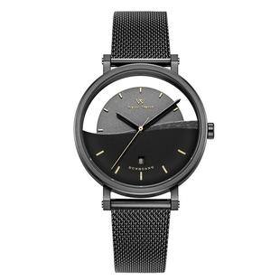 威利默克男士手表男款2025新款石英男表品牌学生日落正品品牌腕表