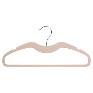 【U先试用】良品坐标肤感膜防滑衣架3支缩脖子矮颈省空间