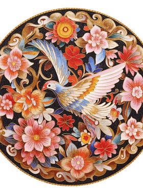 玄关客厅诗翼掐丝装饰品手工制作