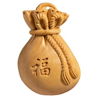 黄杨木解压男士随身招财福袋文玩