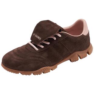 [可可麻薯]莱尔斯丹新款时尚羊皮德训鞋休闲女鞋6M28001