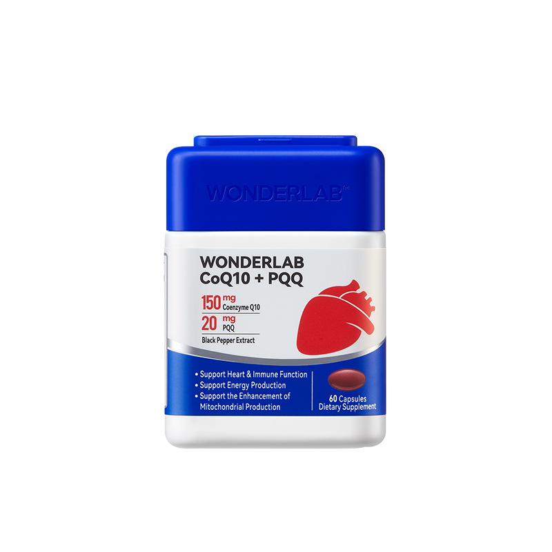 WonderLab辅酶q10保护心脏心脑血管PQQ线粒体官方旗舰正品进口