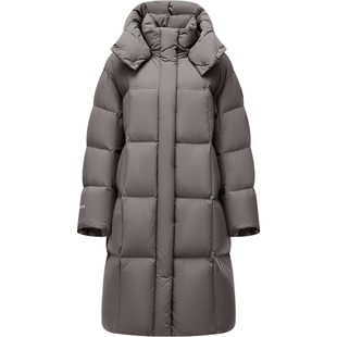 【周也同款】坦博尔冬季高充绒鹅绒泡芙羽绒服女长款加厚保暖外套