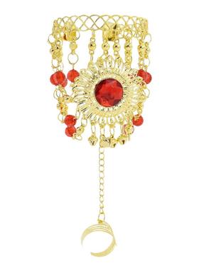 复古民族风印度一体式手链手镯