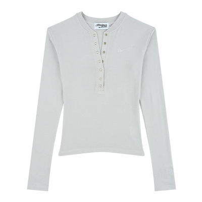 STARWALK纽扣打底衫修身长T