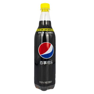 百事可乐无糖可乐500ml*24瓶