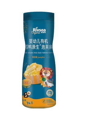 禾泱泱有机婴幼儿手指泡芙条零食
