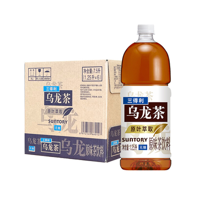三得利无糖乌龙茶1.25L