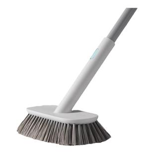 茶花硬毛地刷浴室刷地缝厕所长柄刷地扫把刷子卫生间地板刷清洁刷