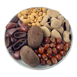 天然果壳diy材料包植物果壳摇铃手工制作挂件风铃串珠黑果水铃铜