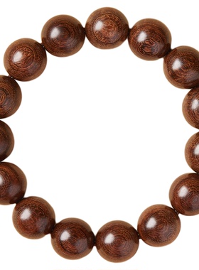 【沉水级】金丝檀木手串可盘玩