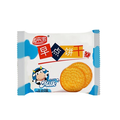 鸿祺草原牛乳味饼干早餐饼干