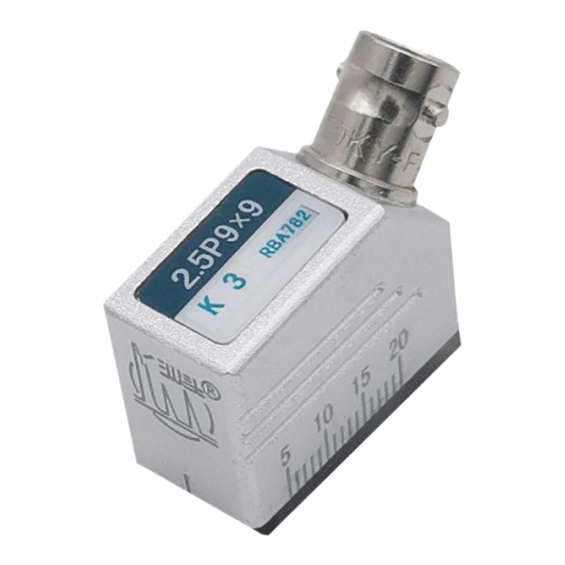 汕头超声波探伤仪斜探头2.5P9X9K2钢管焊缝钢构UT横波无损检测MHz