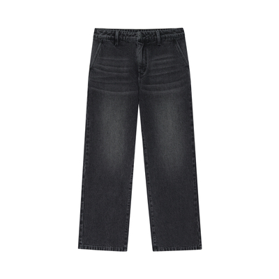 nicerice好饭宽松后袋撞钉牛仔裤