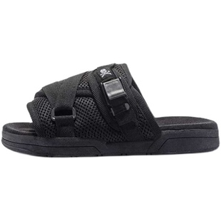 夏季精工版陈冠希潮牌同款拖鞋男女情侣拖防滑凉鞋沙滩一脚蹬潮拖