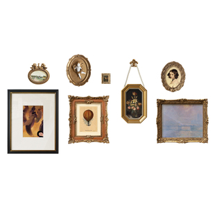 莫奈美式复古挂画欧式中古客厅背景墙墙面组合法式装饰画餐厅壁画