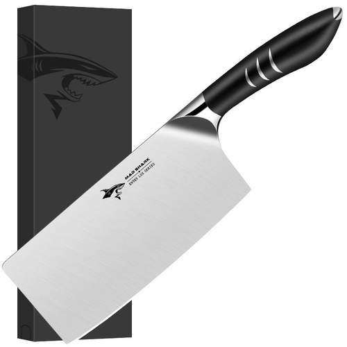 【自营】狂鲨切菜刀家用锋利不锈钢斩骨切片切肉刀具厨房厨师专用