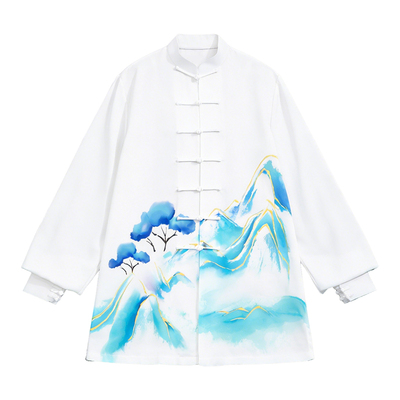 夏季新款缎面女太极服八段锦