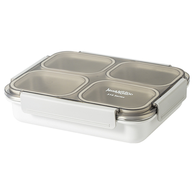 316抗菌不锈钢分格饭盒大容量