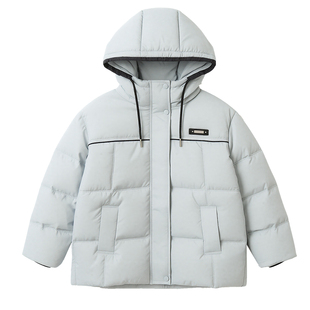女童羽绒服2026新款中大童时髦儿童冬装时髦连帽加厚保暖外套洋气