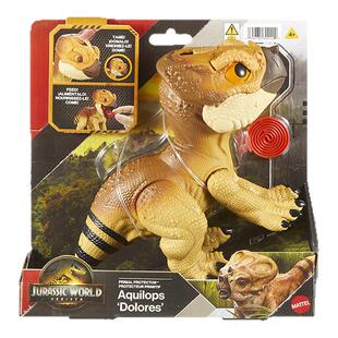美泰侏罗纪世界4重生电影同款鹰角龙多洛丝小洛怒吼恐龙系列礼物