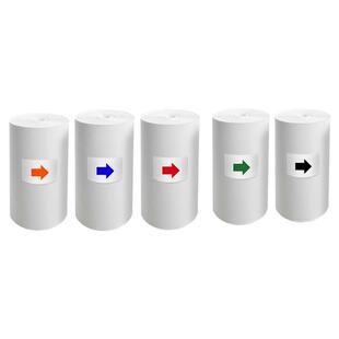 MASF旷印彩色儿童相机专用热敏纸57mm拍立得三防相机打印纸卷环保款不含双酚A不褪色