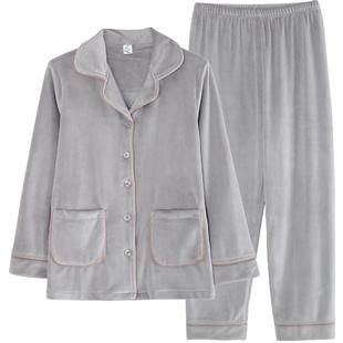 情侣睡衣男女士春秋薄款珊瑚绒加厚保暖长袖海岛绒家居服冬季套装